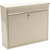 Burg-Wachter Elegance Post Box Antique in Cream Galvanised Steel