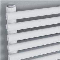 Ximax Kingston Horizontal Designer Radiator 610 x 1200mm 2815Btu in White Steel