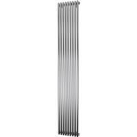 Towelrads Iridio Vertical Single Panel Designer Radiator 1800 x 300mm 1221Btu in Chrome Steel