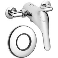 Deva Manual Mixer Shower Valve in Chrome Brass