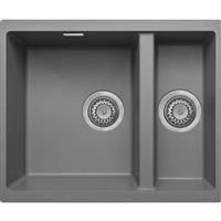 Unbranded Granite Composite Undermount Kitchen Sink 1.5 Bowl in Grey