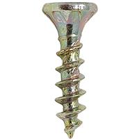 ForgeFast Multi Purpose Self Drilling Wood Screw 3.5 x 12mm (200 Pack) in Gold Steel