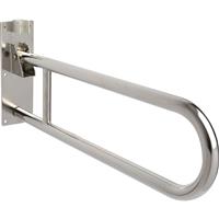 Croydex Drop Down Grab Bar in Chrome Steel