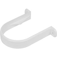 Aquaflow 68mm Downpipe Clip in White PVCU