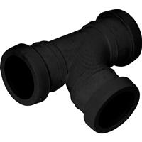 Aquaflow Push Fit Tee 32mm in Black