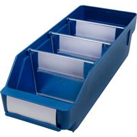 Barton Blue Shelf Bin 300 x 120 x 95mm (30 Pk) Steel