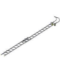 Werner Extending Roof Ladder 3.6m Rubber
