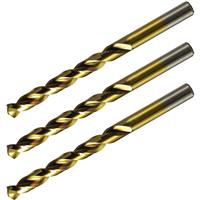 Minotaur HSS Titanium Drill Bit 3.0 x 61mm (3 Pack) Steel