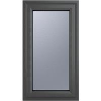 Crystal Casement uPVC Window Right Hand Opening 610mm x 820mm Obscure Triple Glazed /White in Grey