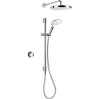Mira Mode Dual Thermostatic Digital Mixer Shower Pumped Rear Fed in Chrome Stainless Steel