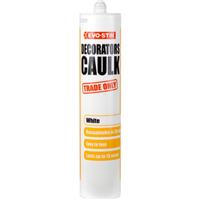 Evo-Stik Trade Decorators Caulk 280ml in White Acrylic