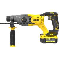 Stanley FatMax V20 18V Cordless Brushless SDS Hammer Drill 1 x 4.0Ah in Yellow