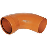 Aquaflow Single Socket Bend 110mm 87.5deg in Terracotta