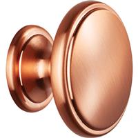 Carlisle Brass Oxford Knob 38mm Satin in Copper Zinc Alloy