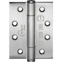 Eclipse Grade 14 Concealed Bearing Hinge Satin (2 Pack) in Silver Stainless Steel