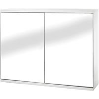 Croydex Double Door MDF Bathroom Cabinet 450 x 600 x 140mm in White