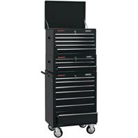 Draper Combined Roller Cabinet and Tool Chest 26" 15 drawer in Black Steel