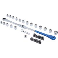 Laser Auxiliary Belt Wrench Set 3/8"D 37 Piece Steel