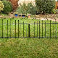 Apollo Easy Fit Fence Post 116cm (8 Pack) in Black Galvanised Steel