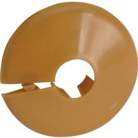 Talon Pipe Collar 15mm Effect (10 Pack) in Oak Polypropylene