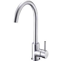 Deva Insignia Mono Mixer Kitchen Tap Brushed in Chrome Brass