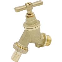 Made4Trade DZR Hose Union Outside Tap with Double Check Valve 3/4" DZR in Gold Dzr Brass
