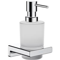 Hansgrohe AddStoris Liquid Soap Dispenser in Chrome Glass