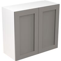 Kitchen Kit Flatpack Shaker Kitchen Cabinet Wall Unit Ultra Matt 800mm in Dust Grey MFC