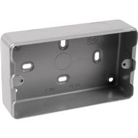 MK Grid Metal Surface Back Box 3-4 Gang