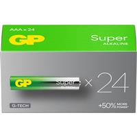 GP Super Alkaline Battery AAA (24 Pack) Plastic