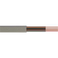 Doncaster Cables 3 Core & Earth Cable (6243Y) 1.0mm2 Drum (50m) in Grey