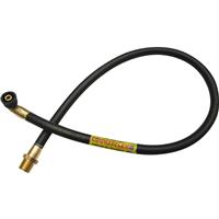 Gas Micropoint Bayonet Cooker Hose 3.5ft NG Angled in Black