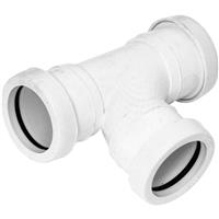 Aquaflow Push Fit Tee 32mm in White