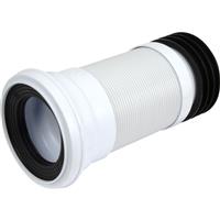 Fluidmaster Flexible Pan Connector 300 - 600mm in White Polypropylene
