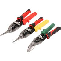 Minotaur Aviation Snips Set (3 Piece) Rubber/Steel
