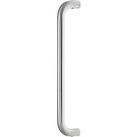 Eclipse D Shape Pull Handle Satin 300x19mm in Silver Stainless Steel