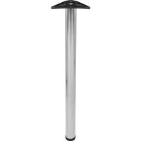Rothley Worktop Leg 60mm x 870mm Polished Stainless Steel in Silver