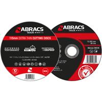 Abracs Trade Extra Thin INOX Cutting Discs 115 x 1mm (10 Pack) Steel