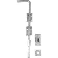 Perry Surface Bolt 18" in Silver Galvanised Steel