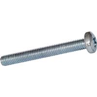 Forgefix Phillips Pan Head Machine Screw M4 x 30 (25 Pack) in Silver Steel