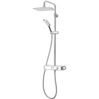 Triton Showers Triton Push Button Mixer Shower in Chrome Brass