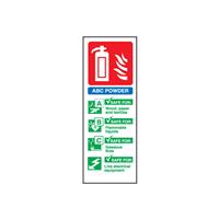 Centurion Fire Extinguisher Sign ABC Powder