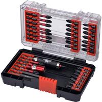 Minotaur Impact Driver Bit Set (37 Piece) in Black Aluminium