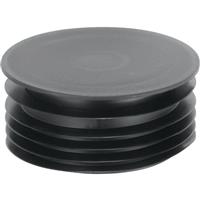 McAlpine DC4-BL Blanking Cap 4"/110mm in Black Plastic