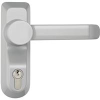 Briton 1413 Outside Access Locking Unit Lever in Silver