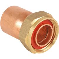 Made4Trade Solder Ring Straight Cylinder Union 22mm in Copper