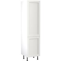 Kitchen Kit Flatpack Shaker Kitchen Cabinet Tall Larder Unit Ultra Matt 500mm in White MFC