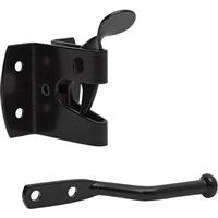 GateMate Auto Gate Catch Medium Epoxy in Black Steel