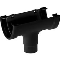 Aquaflow 120mm Hi-Cap Running Outlet in Black PVCU