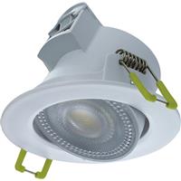 Integral LED Compact Eco Adjustable IP44 Downlight 5.5W 510lm Warm White